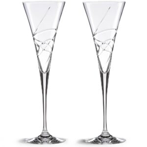 Adorn Crystal 2-Piece Toasting Flute Set