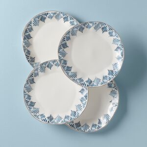 Blue Bay Ikat Dinner Plates - Set of 4