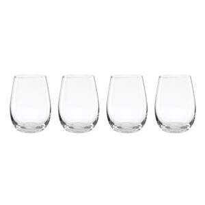 5 O'Clock Stemless Wine Glasses - Set Of 4