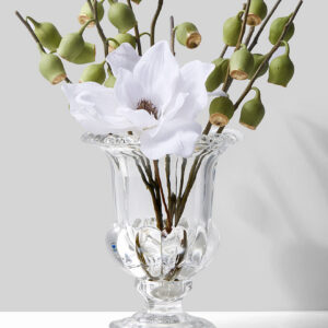 9in Tall Classic Urn Glass Vase